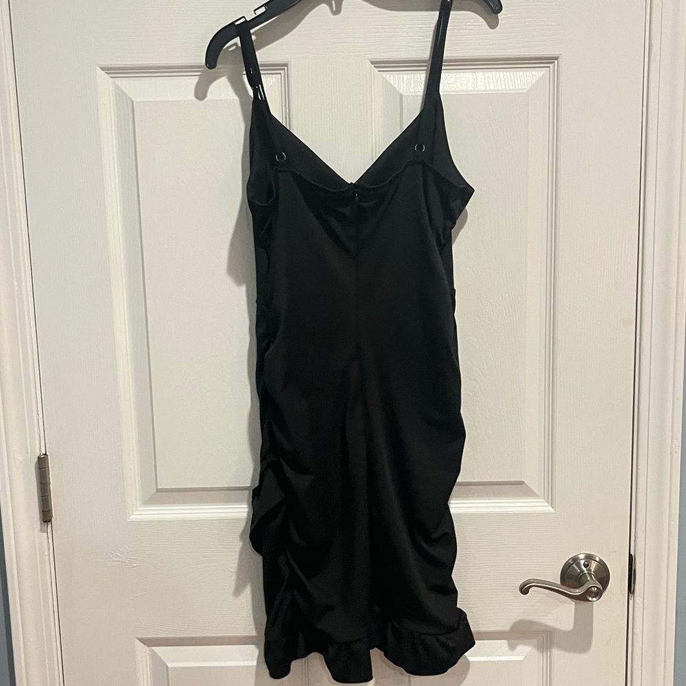 Black Ruffle Dress - Picture 2 of 3
